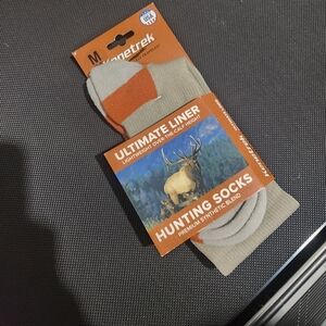 Kenetrek Liner Hunting Socks - Orange and Gray Sz M